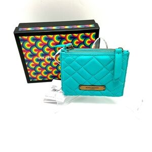 Kurt Geiger London Quilted Leather  fold Wallet #1141